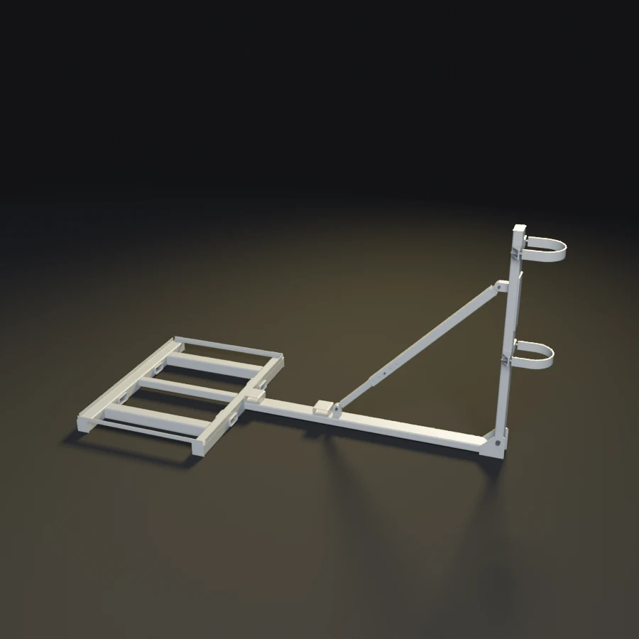 Rendered view of the Hydro Pole Knee Brace