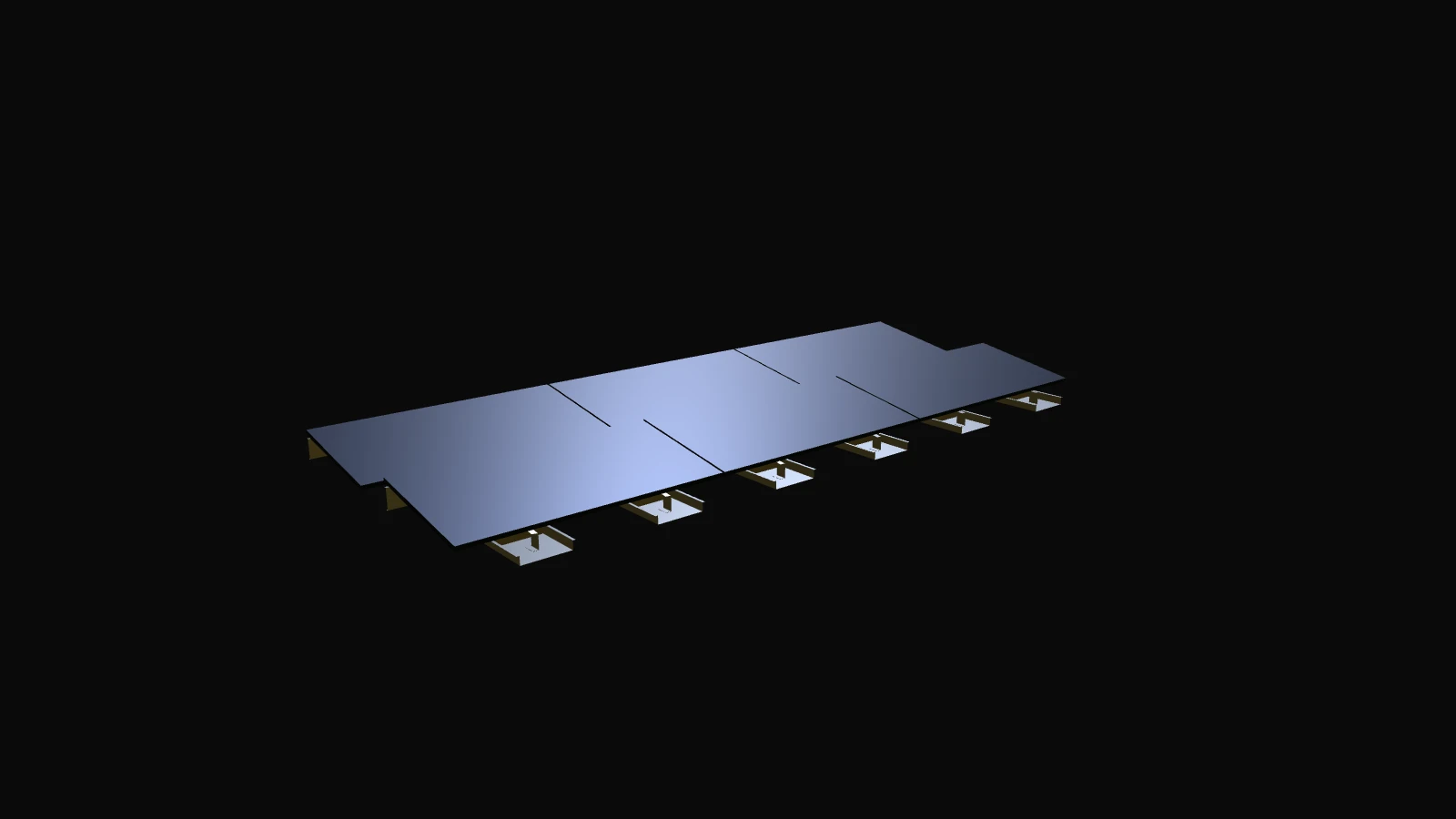 Roof Tray — South 10°